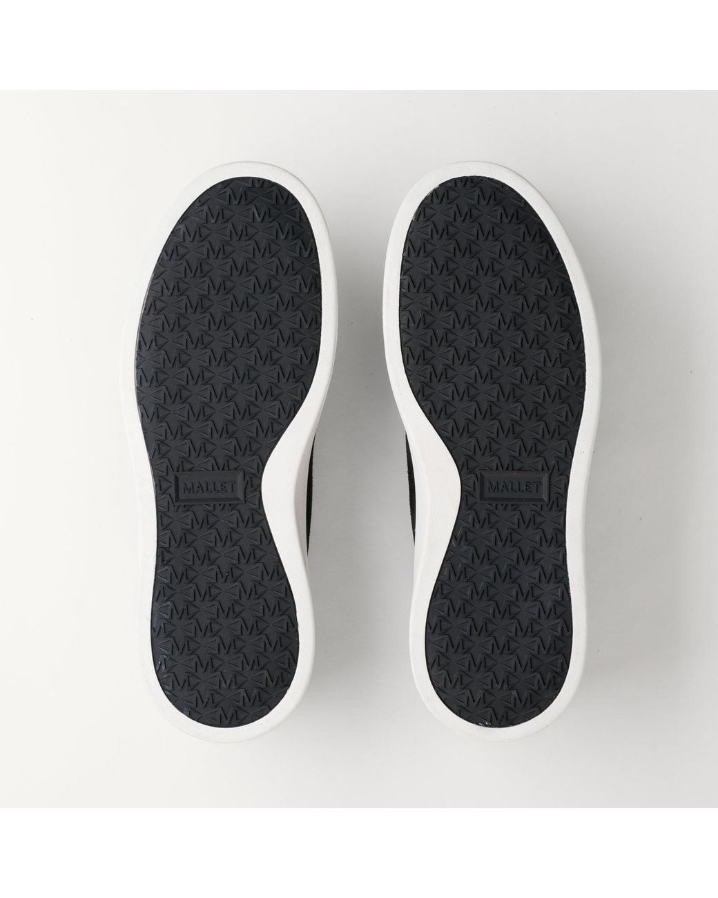 Mallet London Black Mallet Lansbury Suede Trainers for men