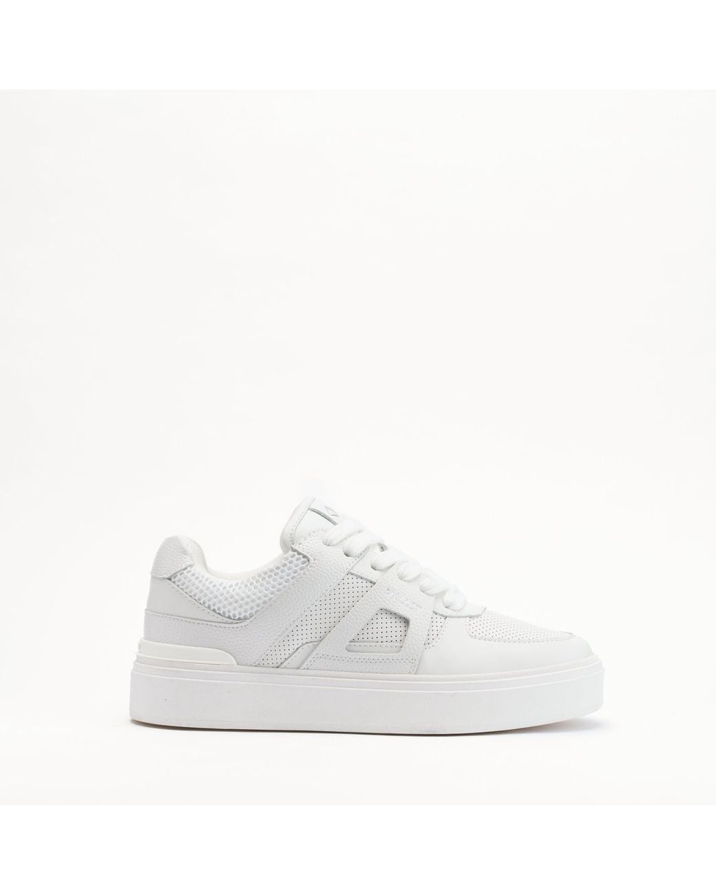 Mallet London White Mallet Fenchurch Leather Trainers for men