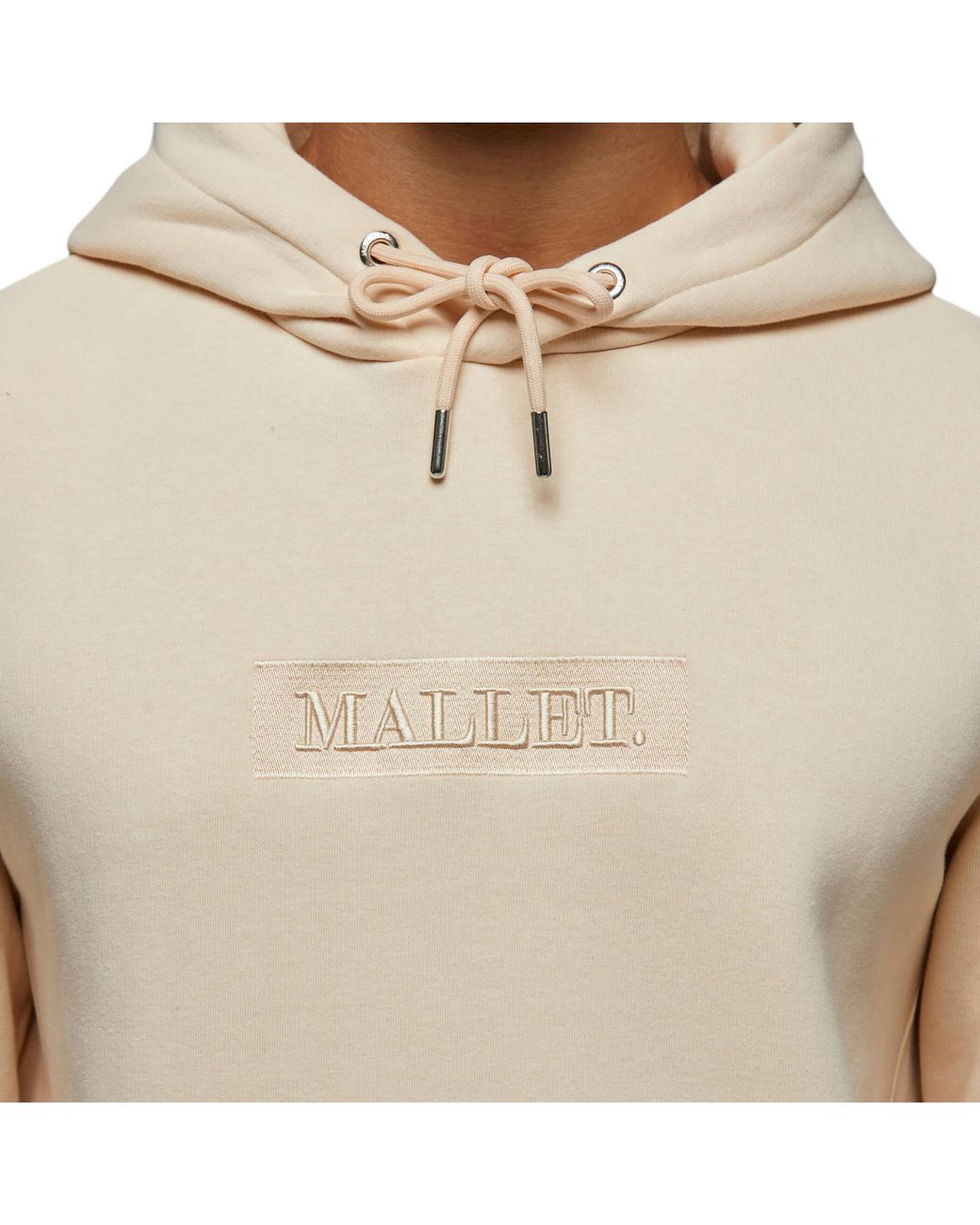 Mallet Natural Jasper Box Logo Hood for men