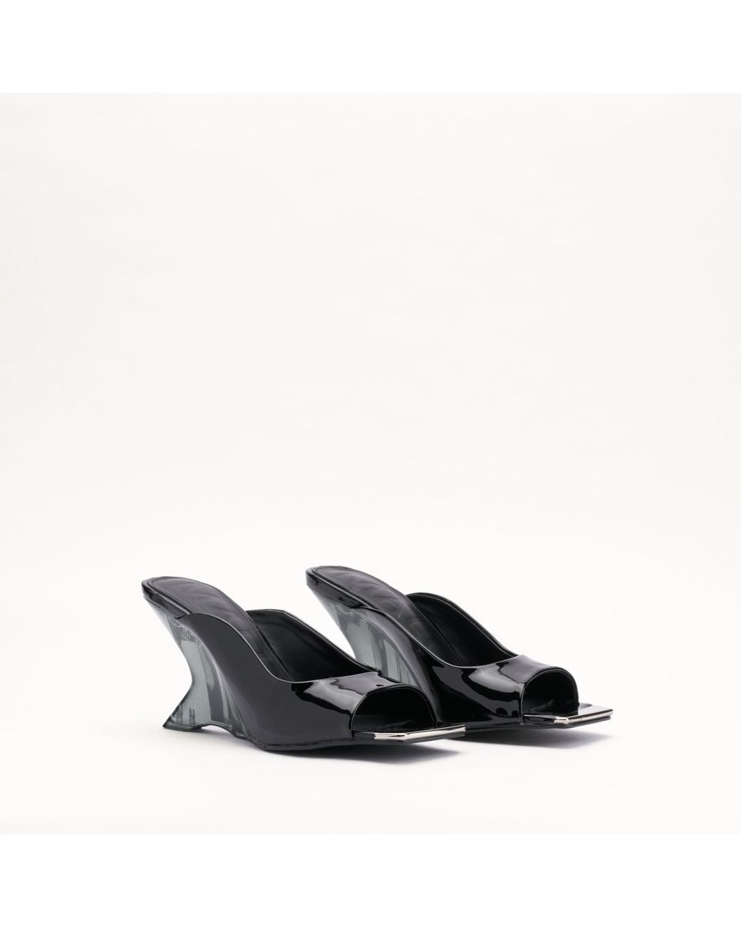 Mallet London Black Mallet Amber Leather Heels