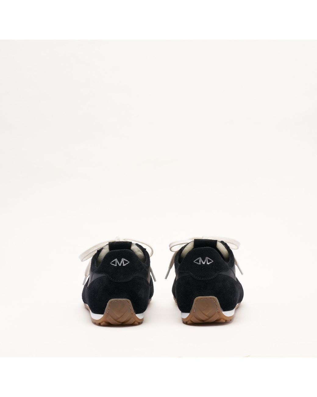 Mallet London Black Mallet Penn Suede Trainers for men