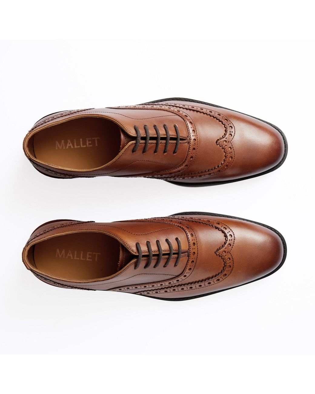 Mallet Brown Mallet Ransford Brogue Tan for men