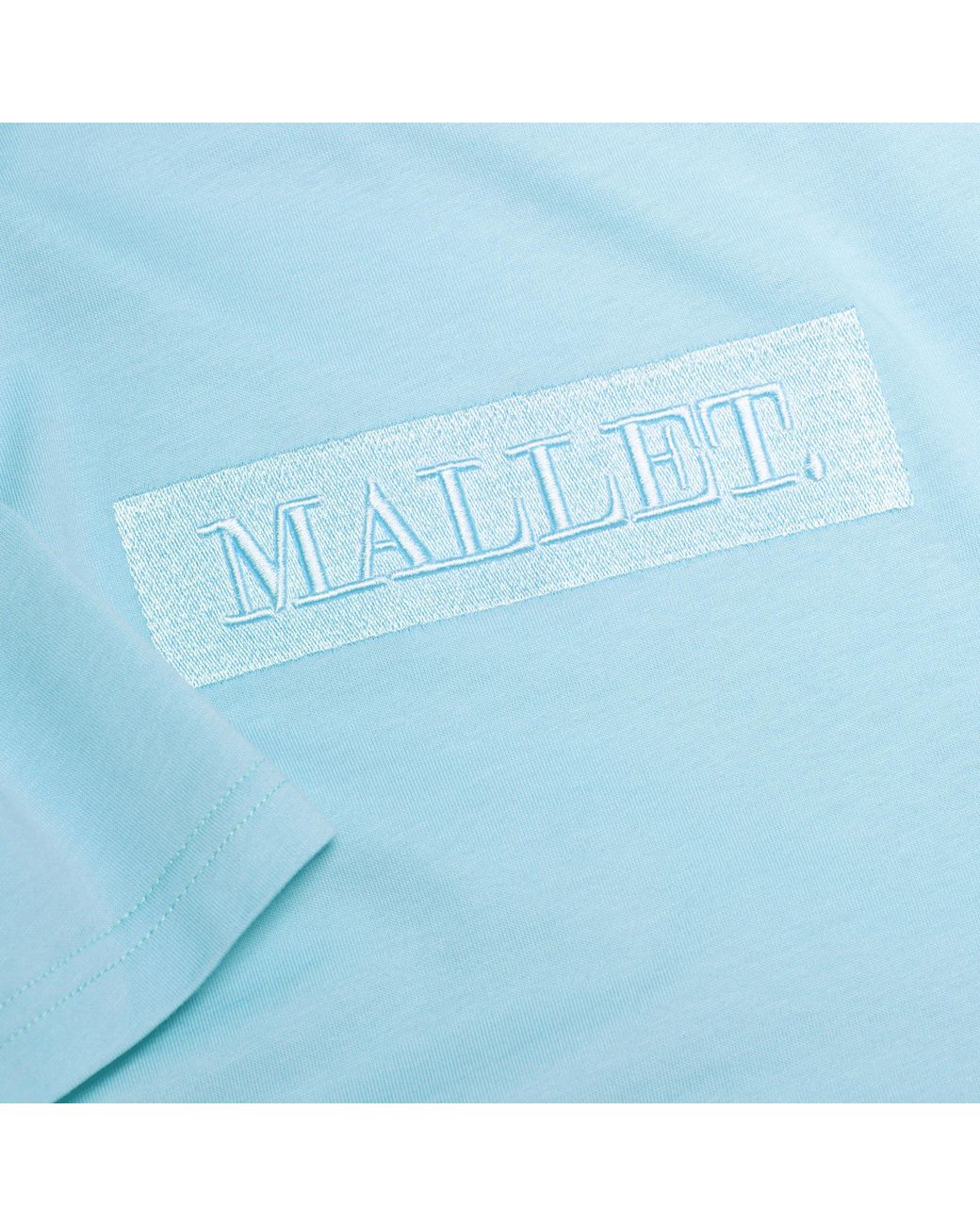 Mallet Blue Box Logo Tee for men