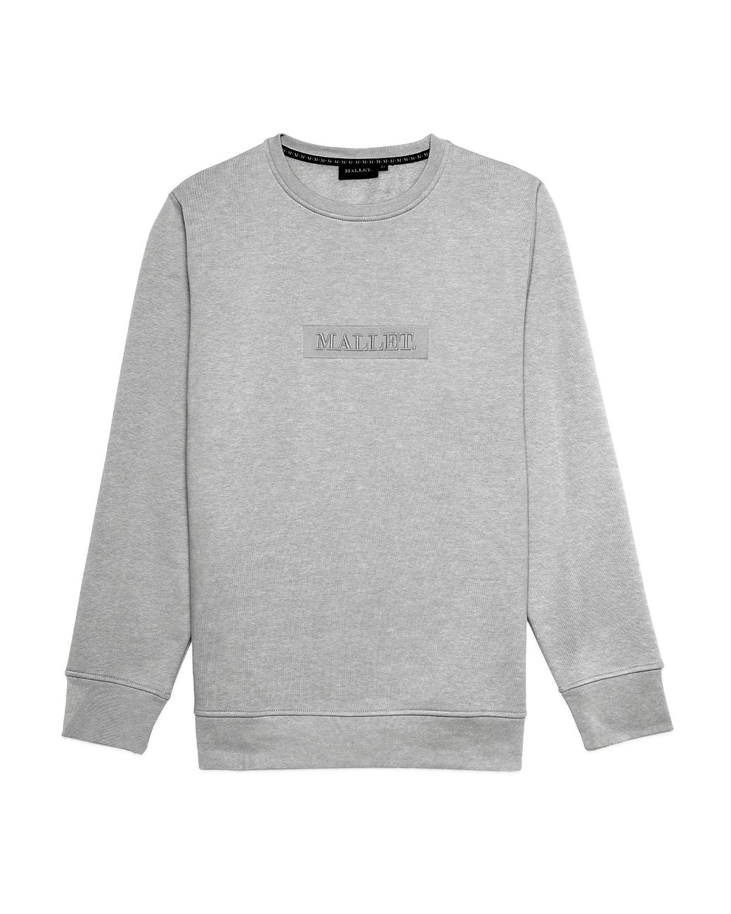 Mallet Gray Jasper Box Logo Crew Marle for men