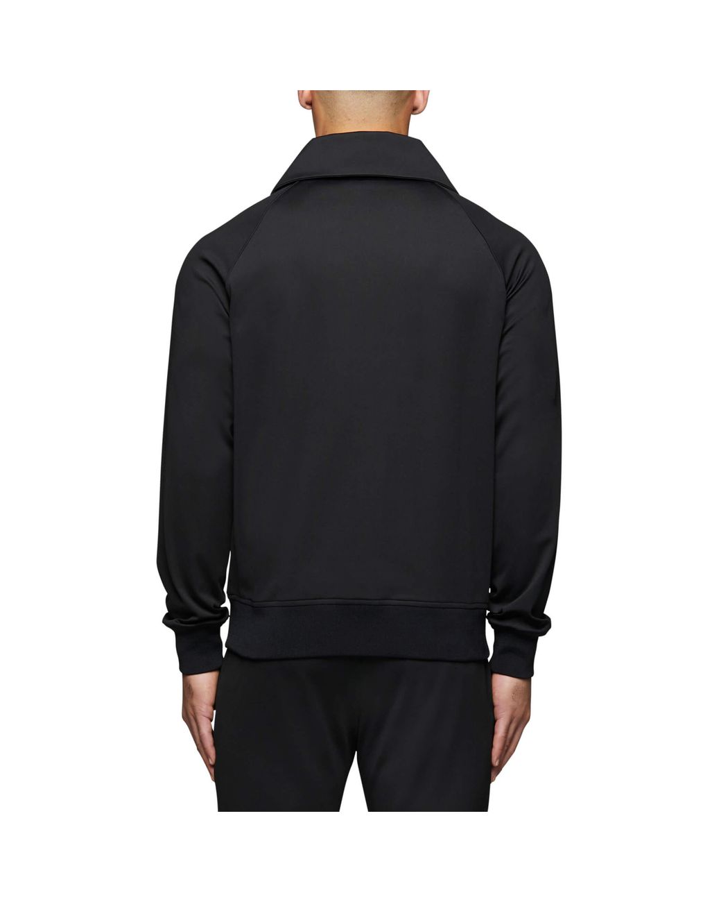 Mallet Black Retro Track Jacket for men