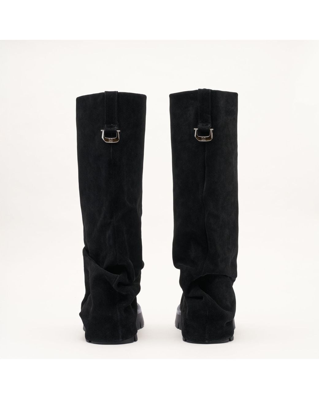 Mallet London Black Mallet Maddie Suede Slouch Boots