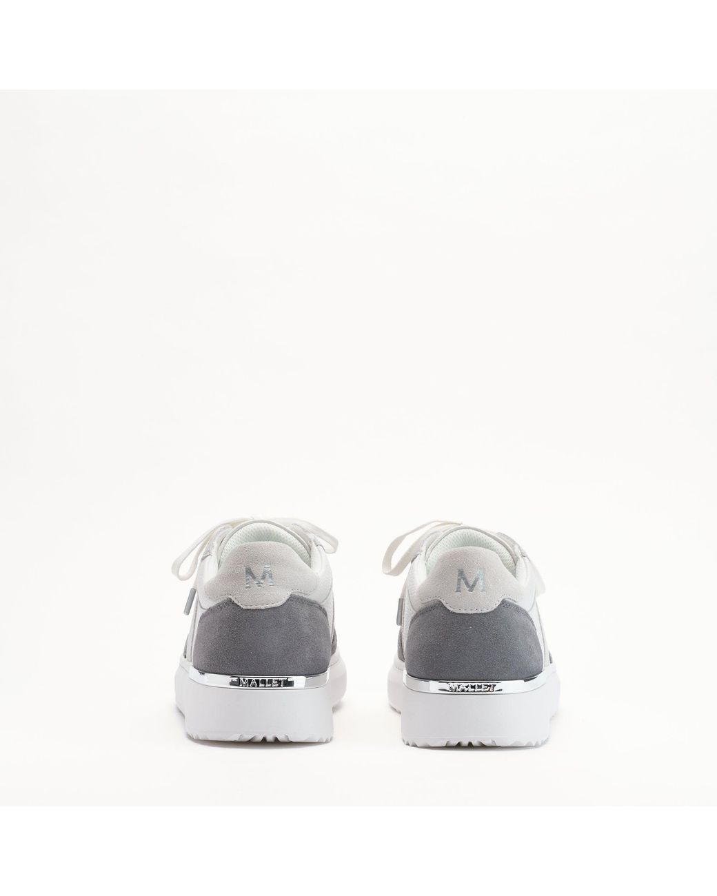 Mallet London White Mallet Hoxton Lite Leather Trainers for men