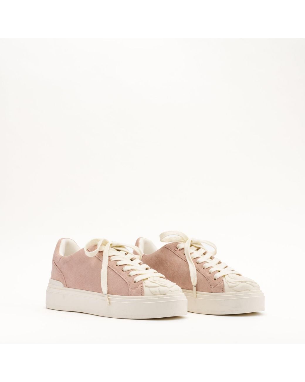 Mallet London Pink Mallet Bloomsbury Suede Trainers