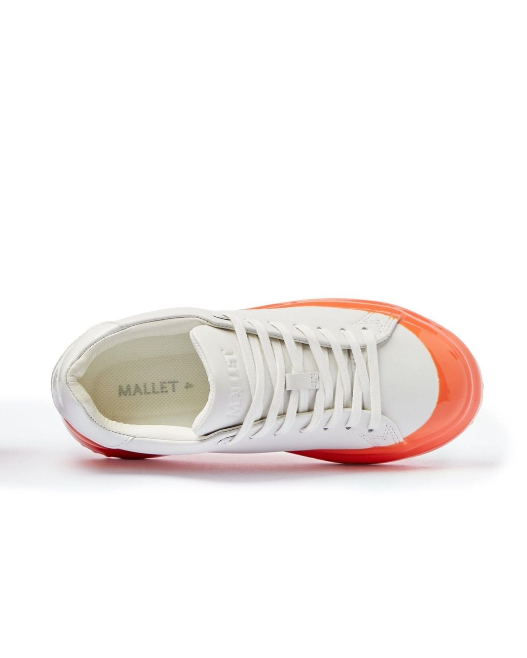 Mallet London White Grftr Lite Coral Dip