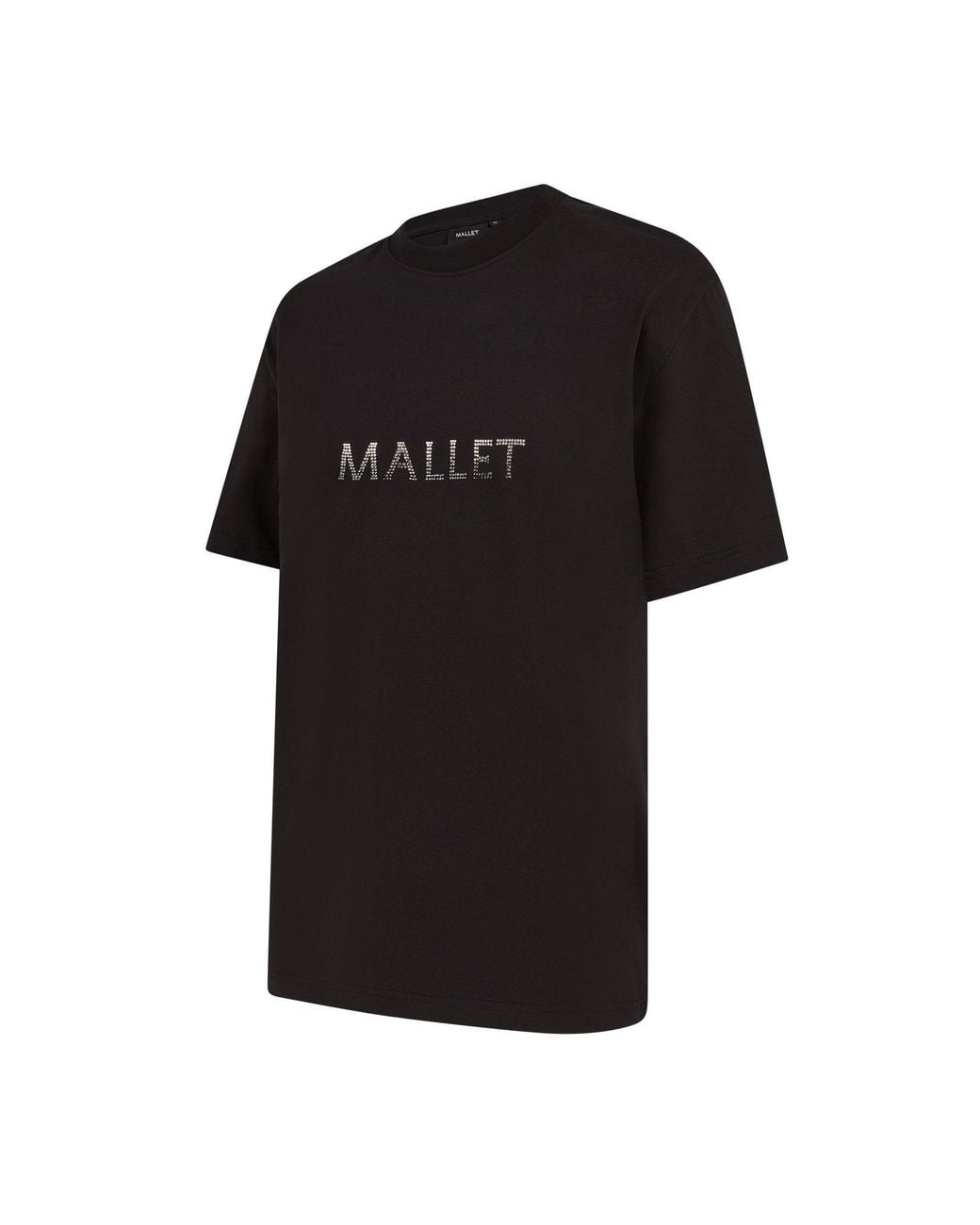 Mallet London Black Swarovski Tee for men