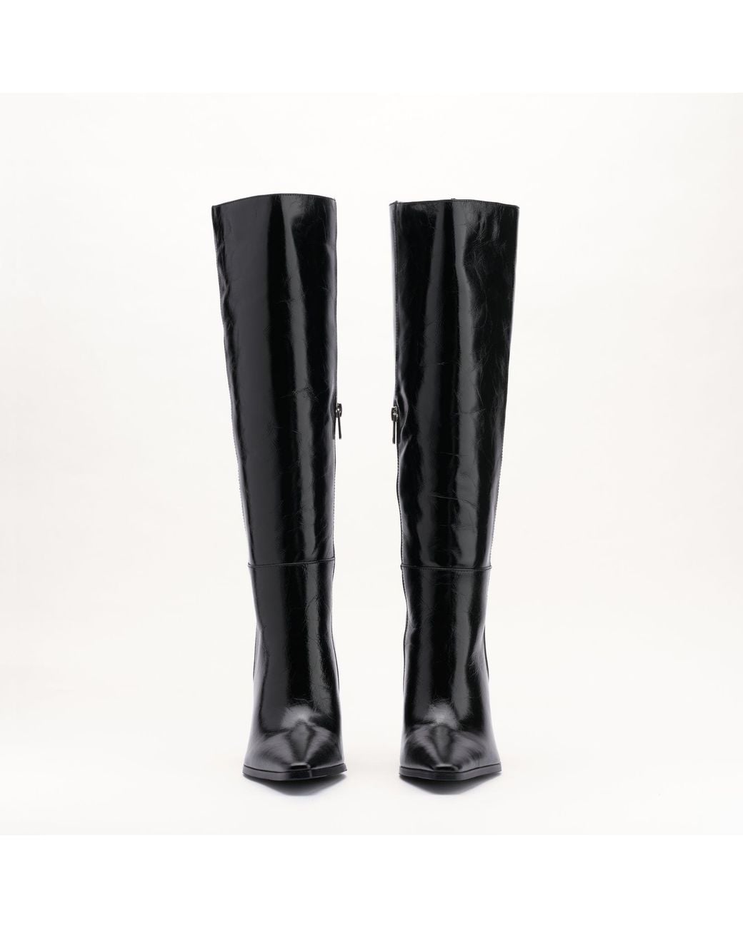 Mallet London Black Mallet Sabelle Leather Knee High Boots