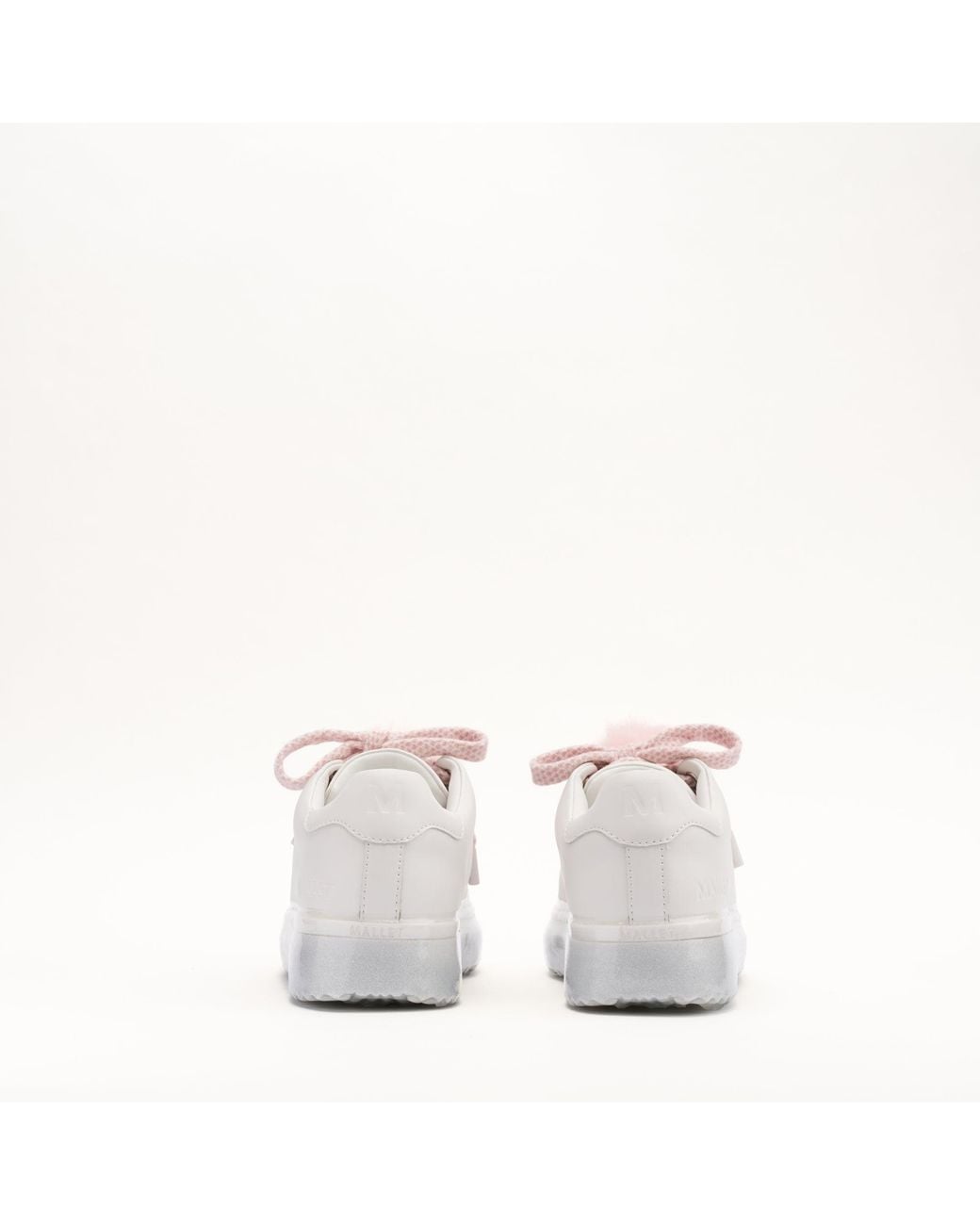 Mallet London White Mallet Grftr Lite Dip Leather Trainers