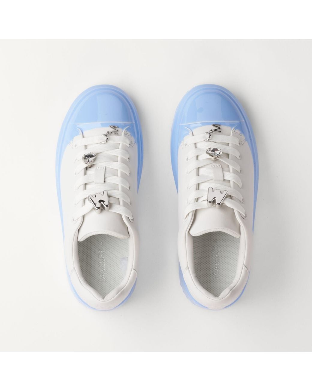 Mallet London Blue Mallet Grftr Ltc Light Dip Leather Trainers