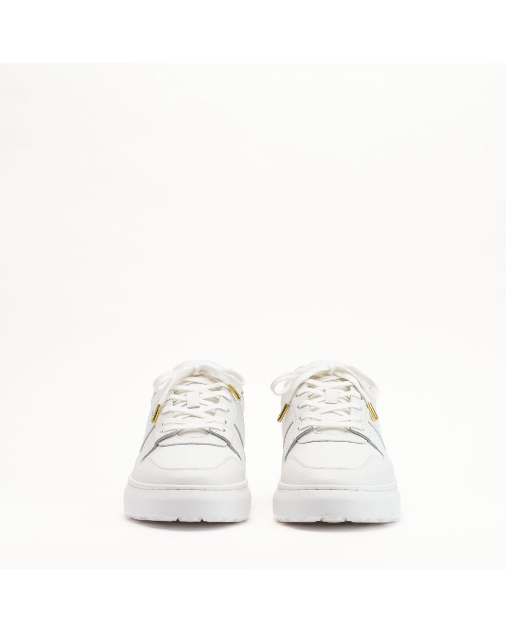 Mallet London White Mallet Hoxton Lite Leather Trainers for men