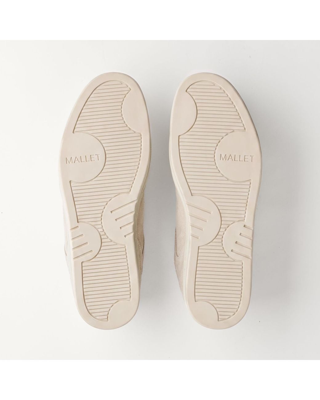 Mallet London Natural Mallet Kingsbury Suede Trainers