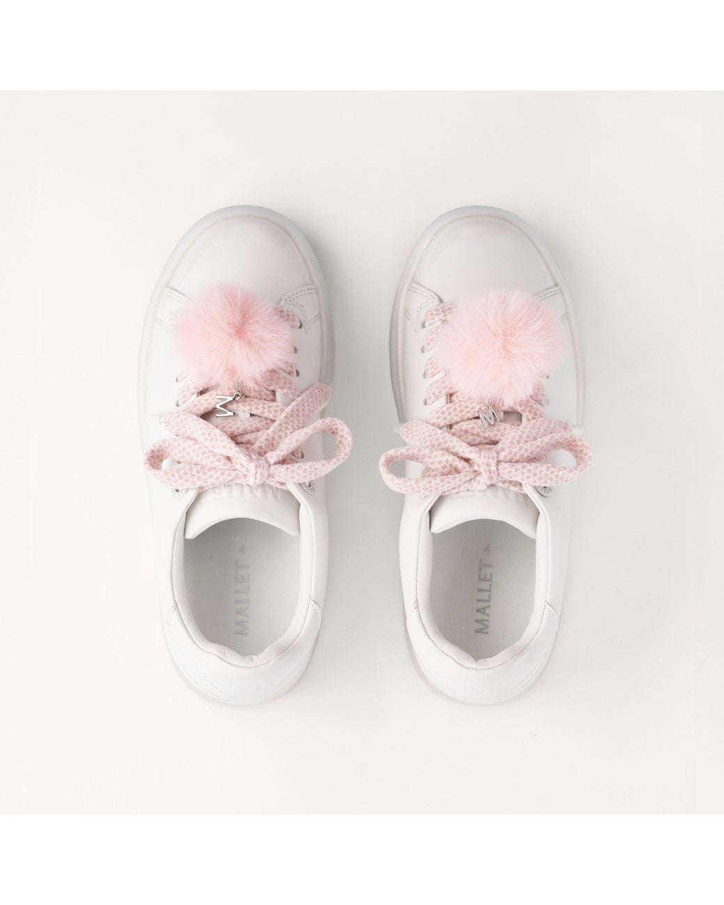 Mallet London White Mallet Grftr Lite Dip Leather Trainers