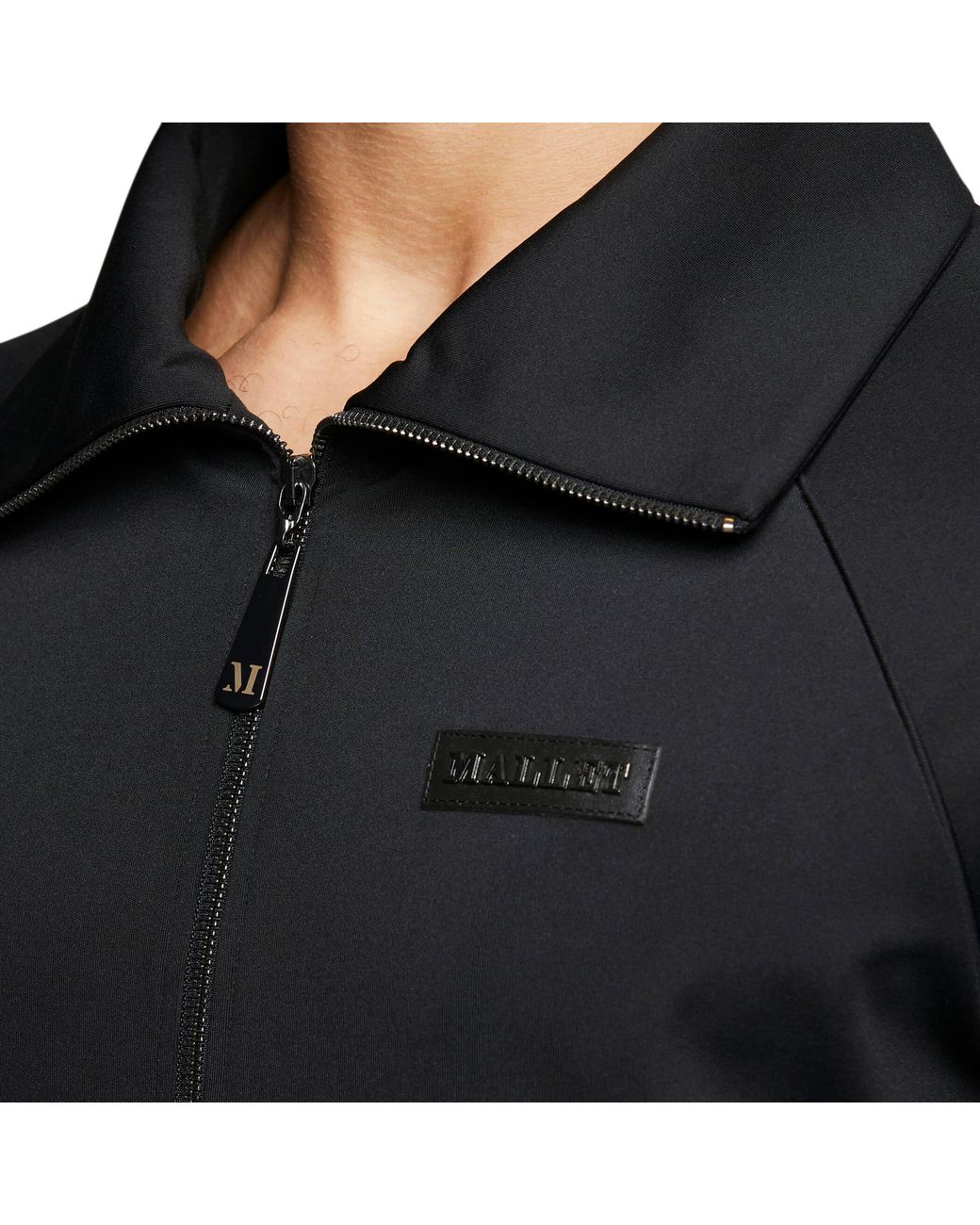Mallet Black Retro Track Jacket for men