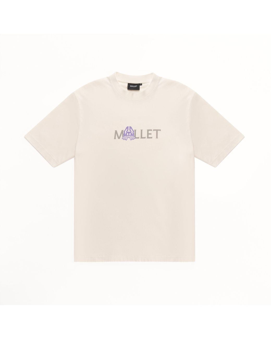Mallet London Natural Mallet X Detroit Peeper Logo Tee for men
