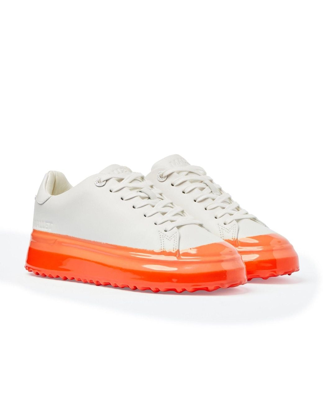 Mallet London White Grftr Lite Coral Dip