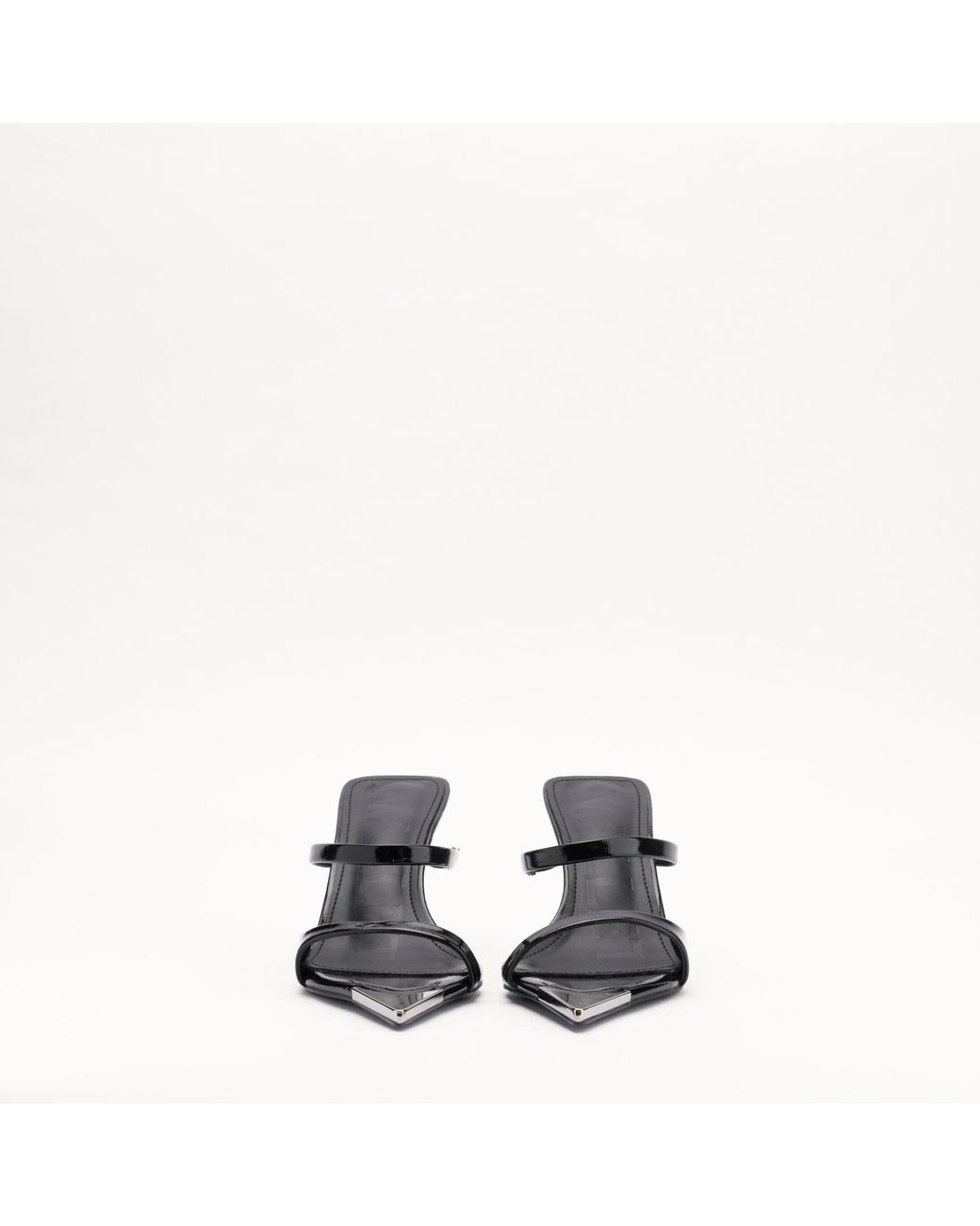 Mallet London White Mallet Frederica Leather Heels