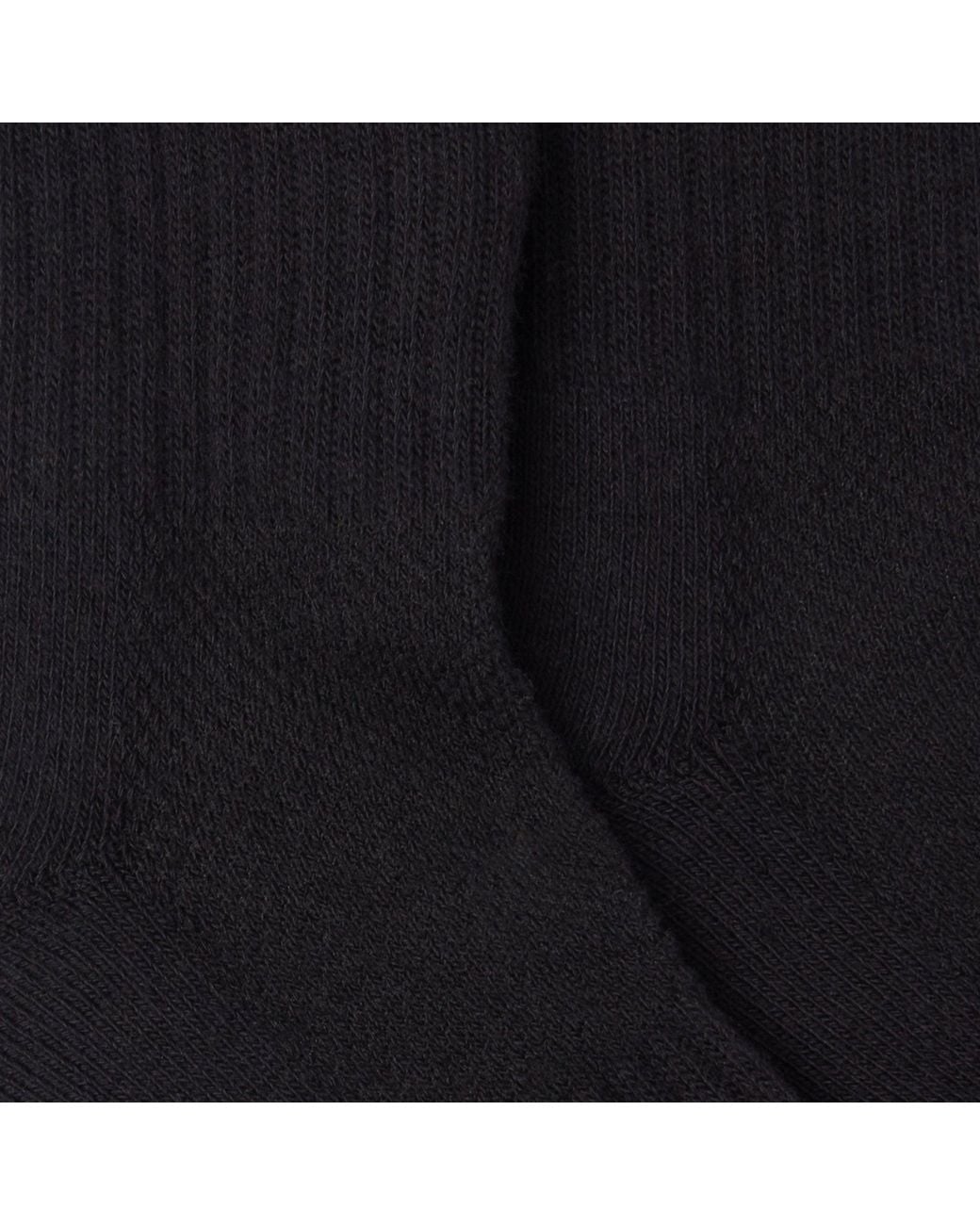 Mallet London Black Mallet Socks Large Logo Single