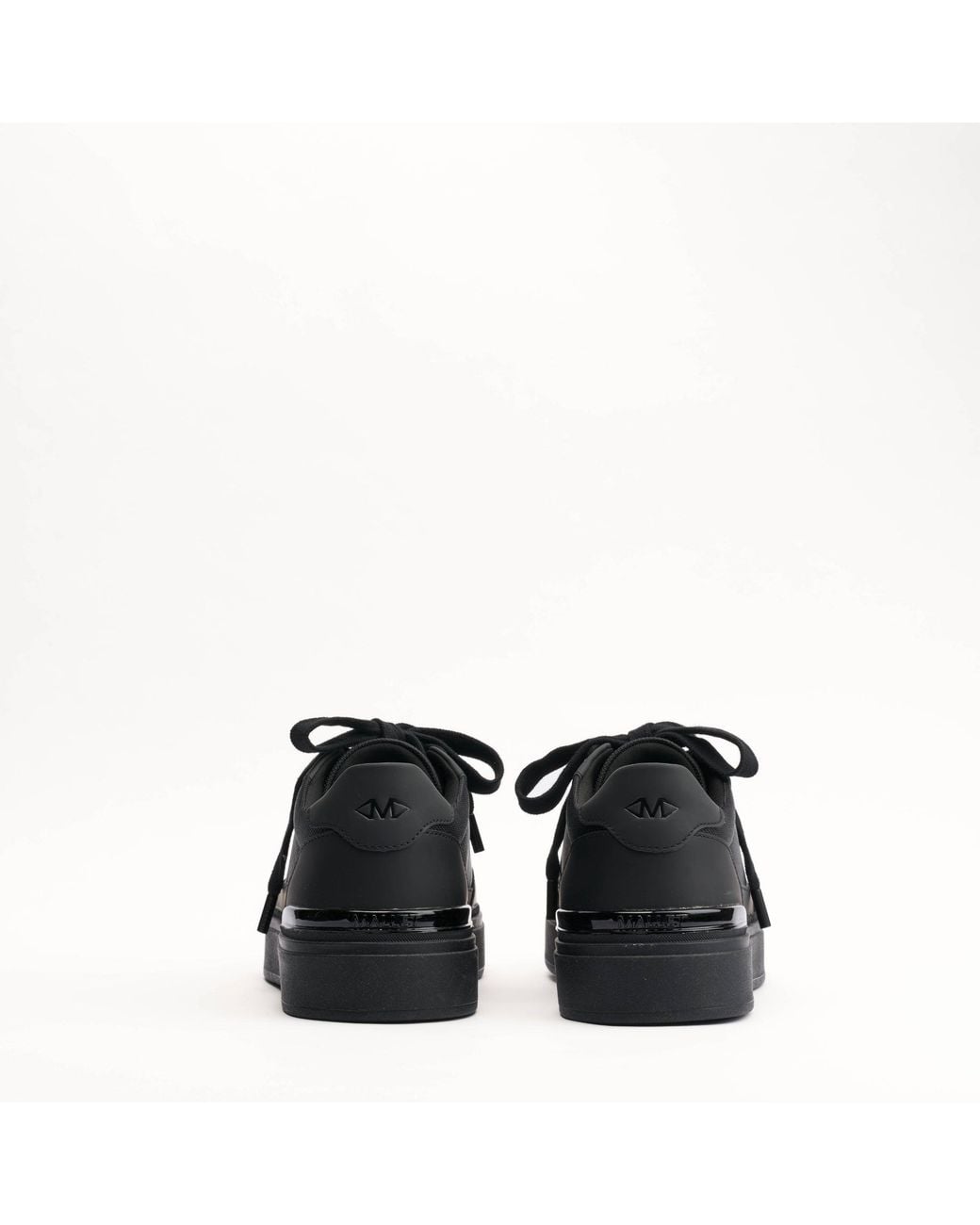 Mallet London Black Mallet Lansbury Leather & Nylon Trainers for men