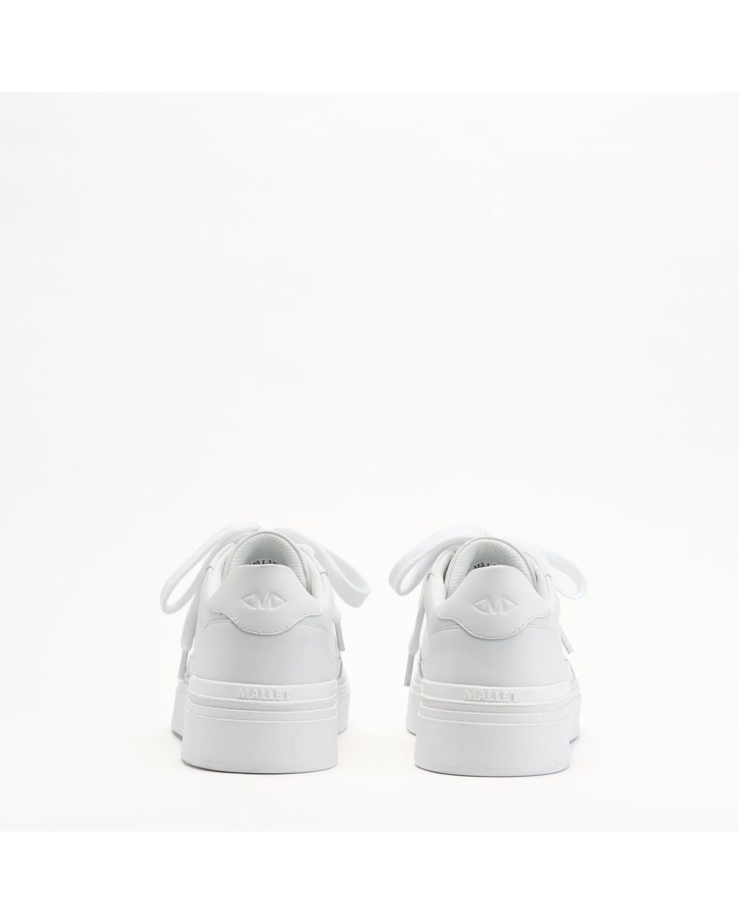 Mallet London White Mallet Lansbury Leather Trainers for men