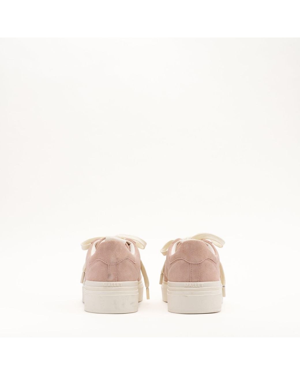 Mallet London Pink Mallet Bloomsbury Suede Trainers