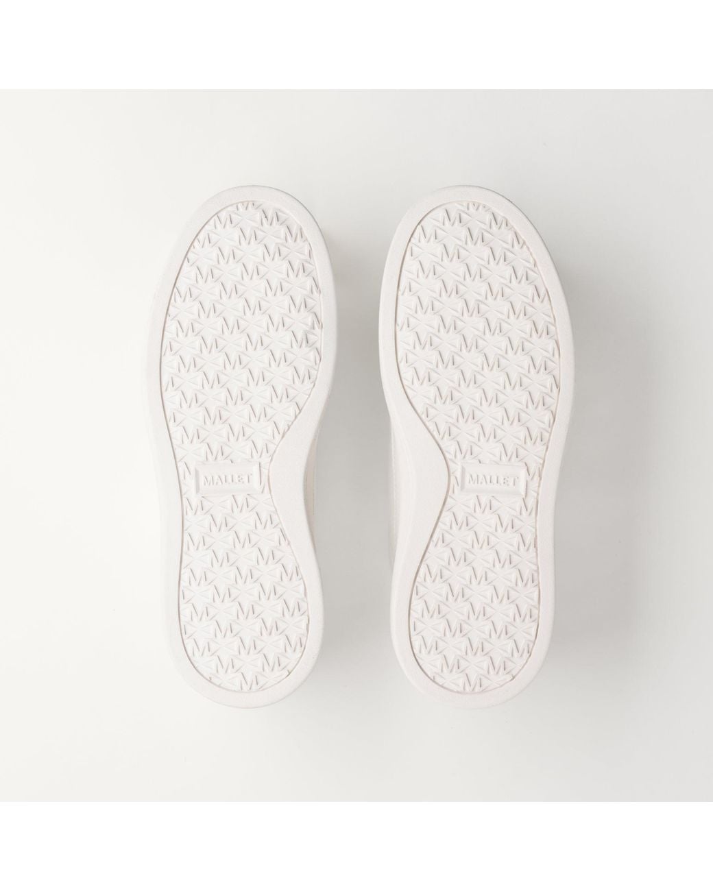 Mallet London White Mallet Lansbury Nappa Leather Trainers
