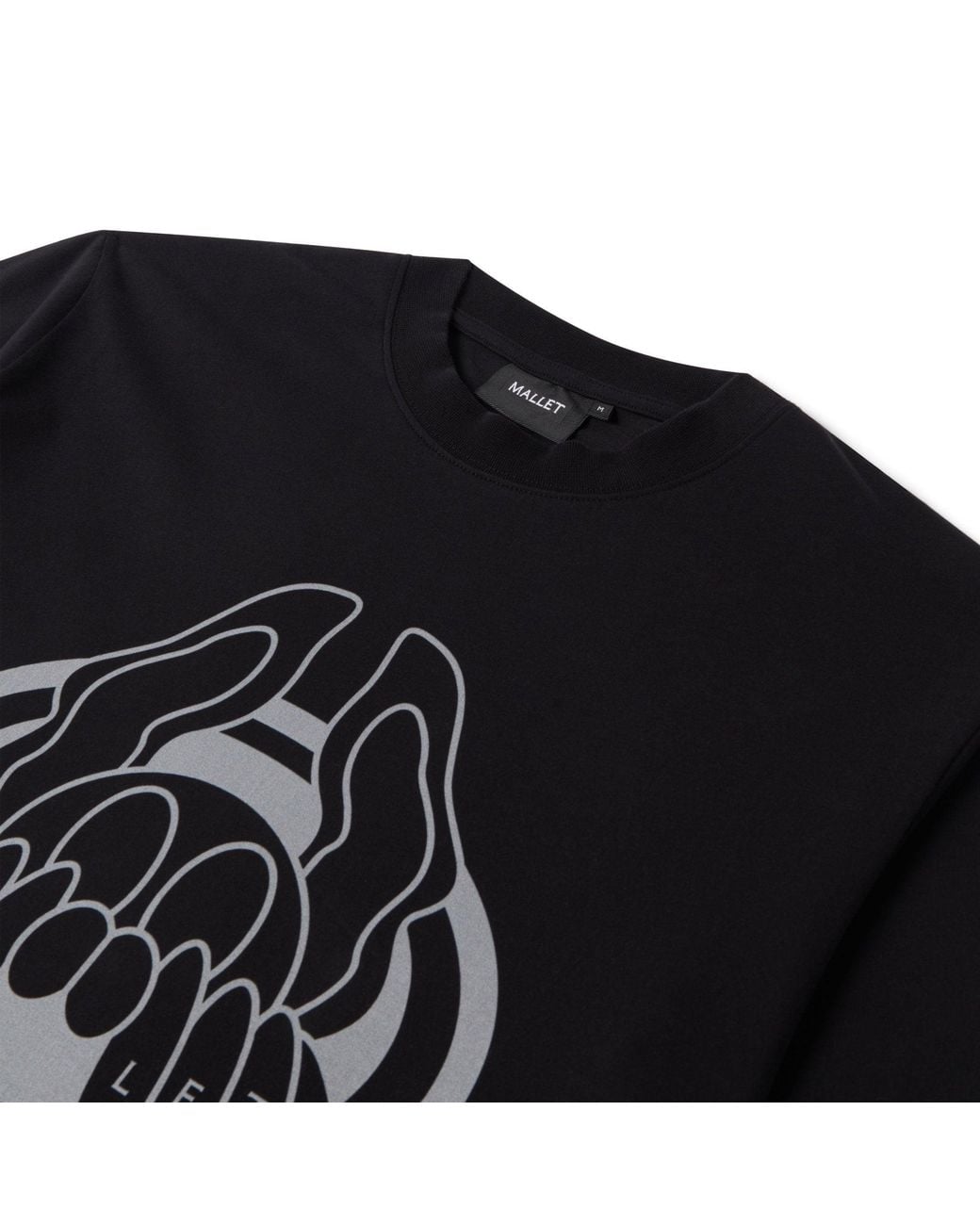 Mallet London Black Mallet X Detroit Peeper Tee for men