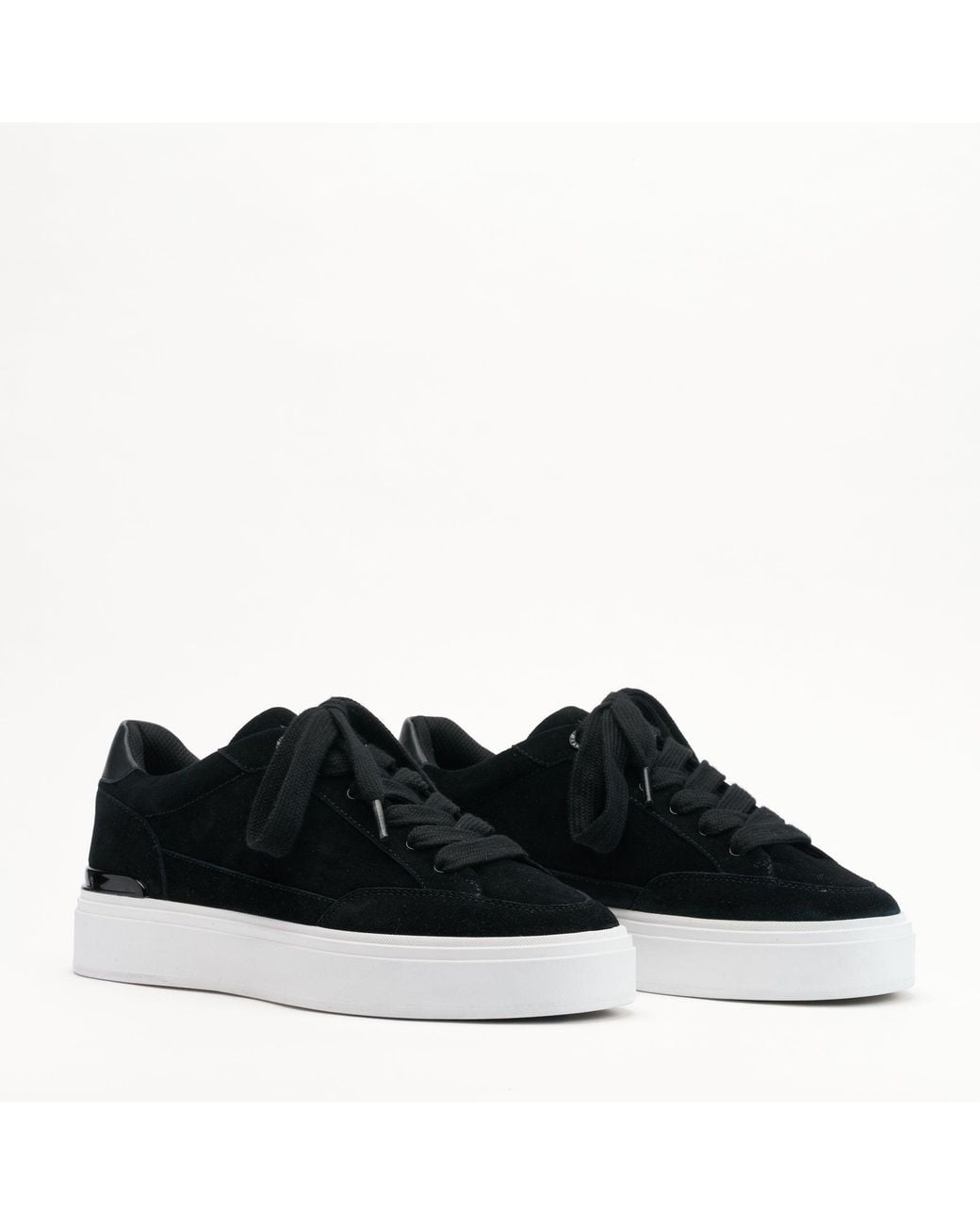 Mallet London Black Mallet Lansbury Suede Trainers for men