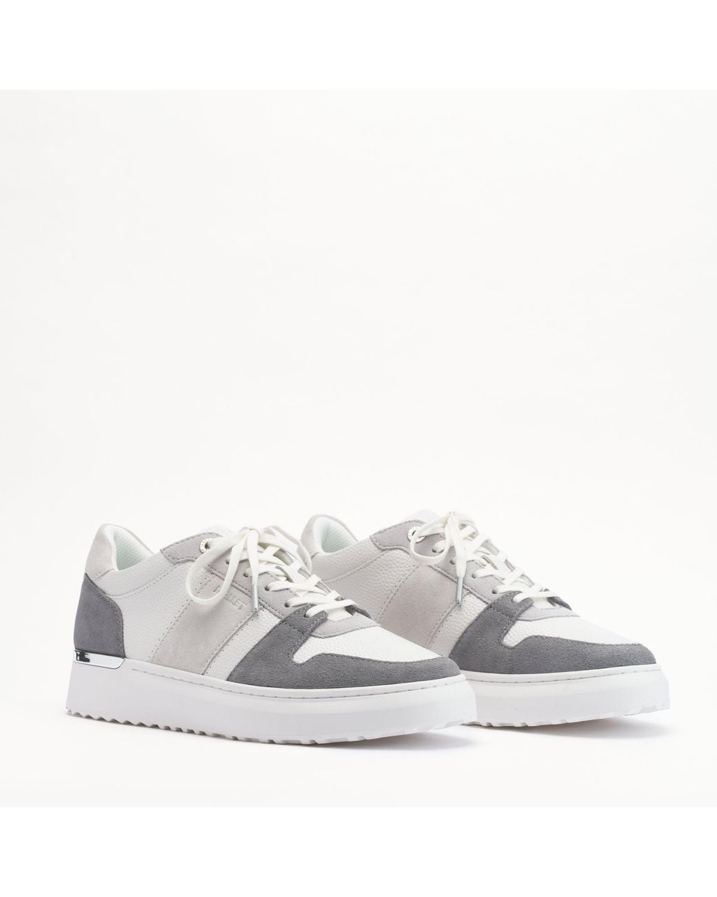 Mallet London White Mallet Hoxton Lite Leather Trainers for men