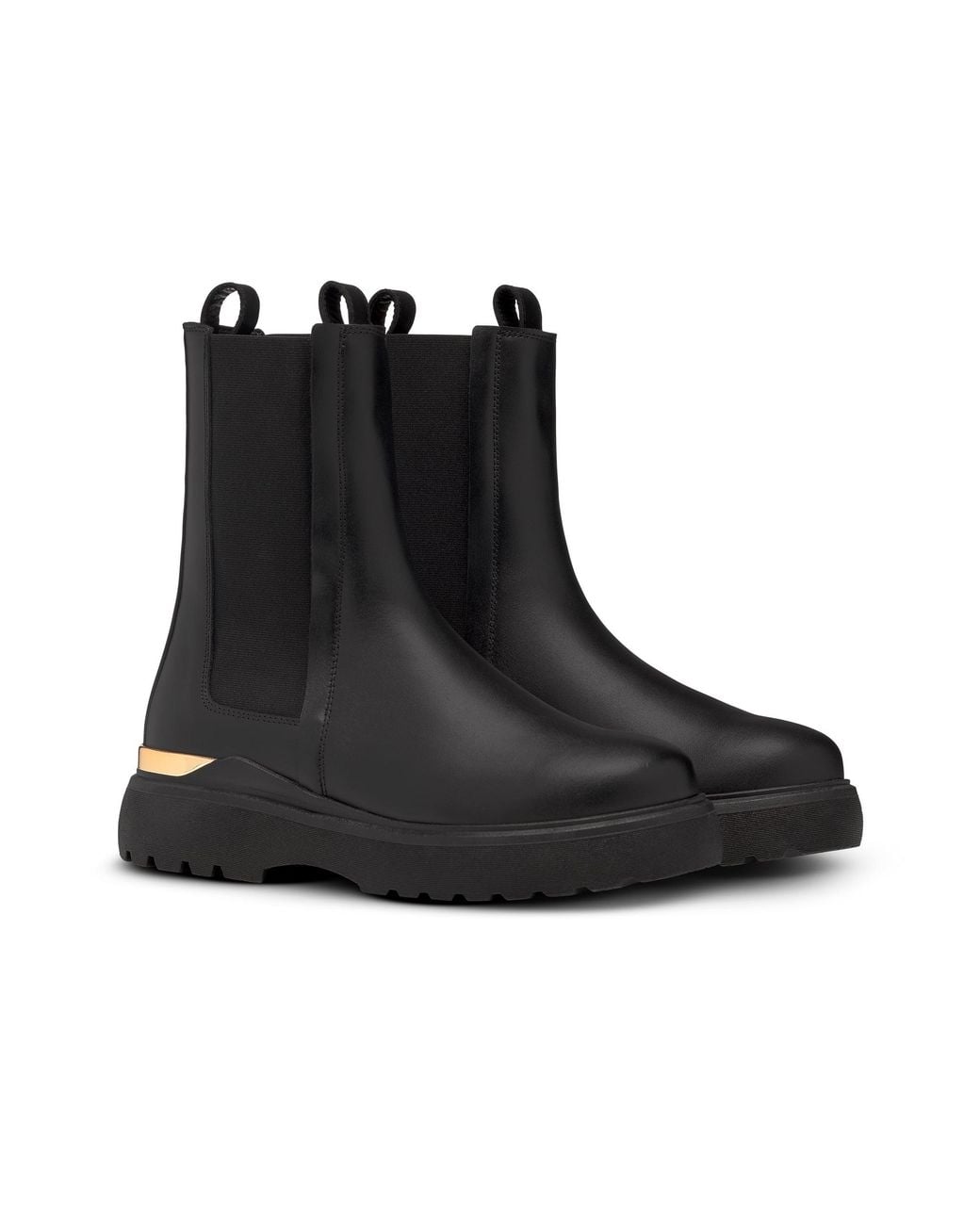 Mallet London Black Rosemary Midnight Silver Boot