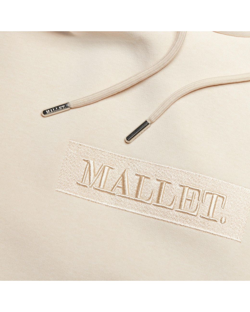 Mallet Natural Jasper Box Logo Hood for men