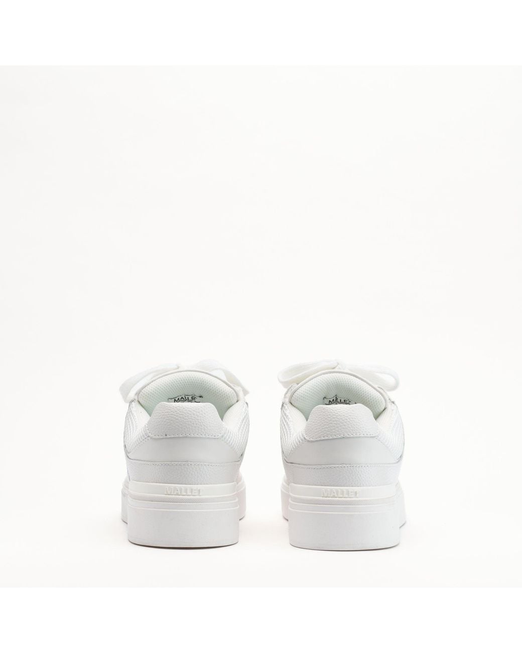 Mallet London White Mallet Fenchurch Leather Trainers for men