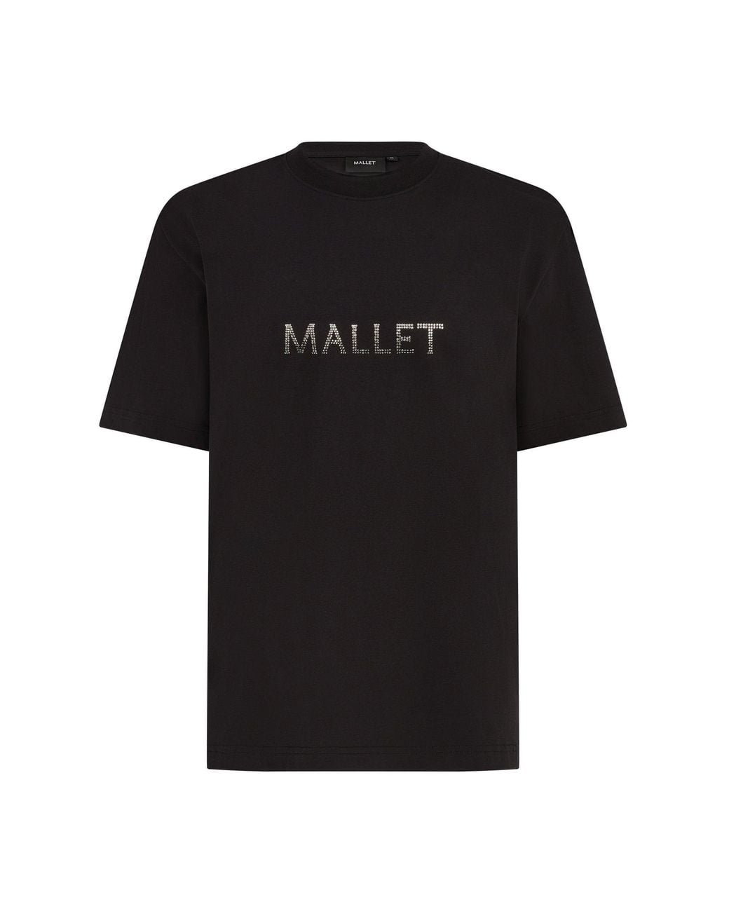 Mallet London Black Swarovski Tee for men