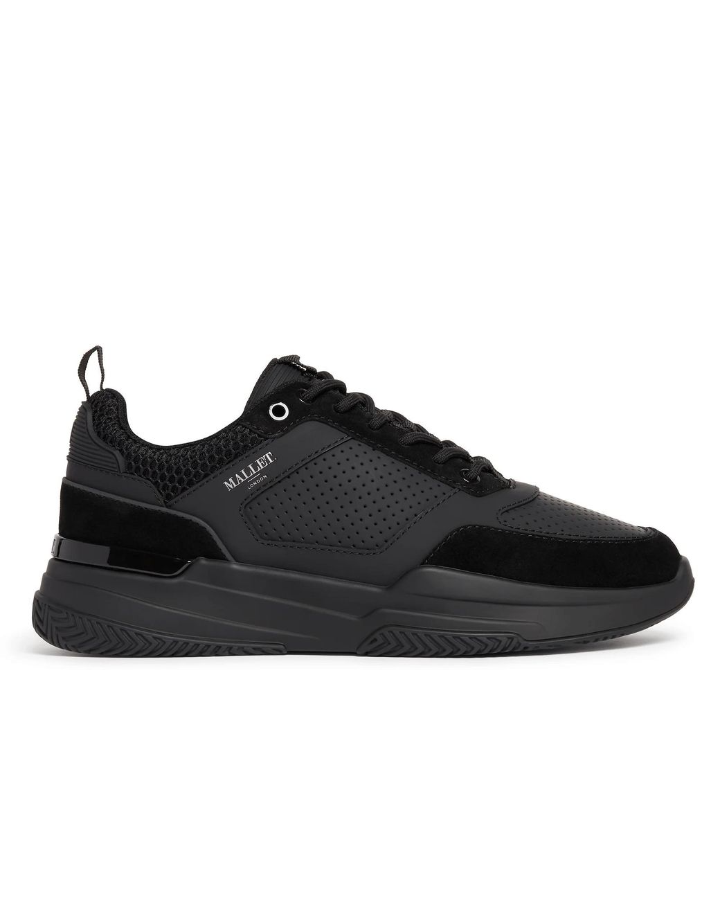 Mallet Black Radnor Trainers for men