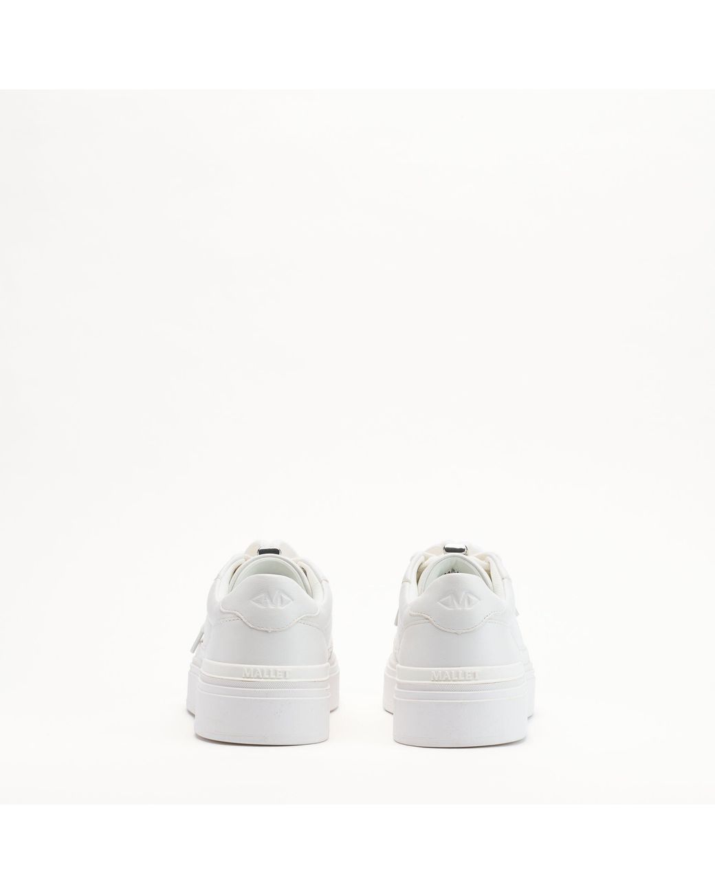 Mallet London White Mallet Lansbury Nappa Leather Trainers