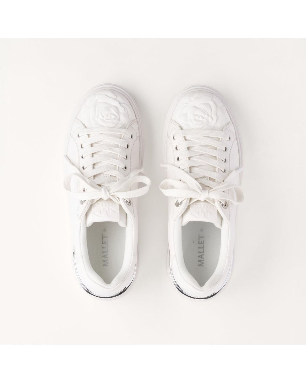 Mallet London White Mallet Bloomsbury Leather Trainers