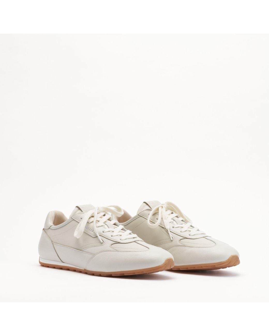 Mallet London White Mallet Penn Leather Trainers for men