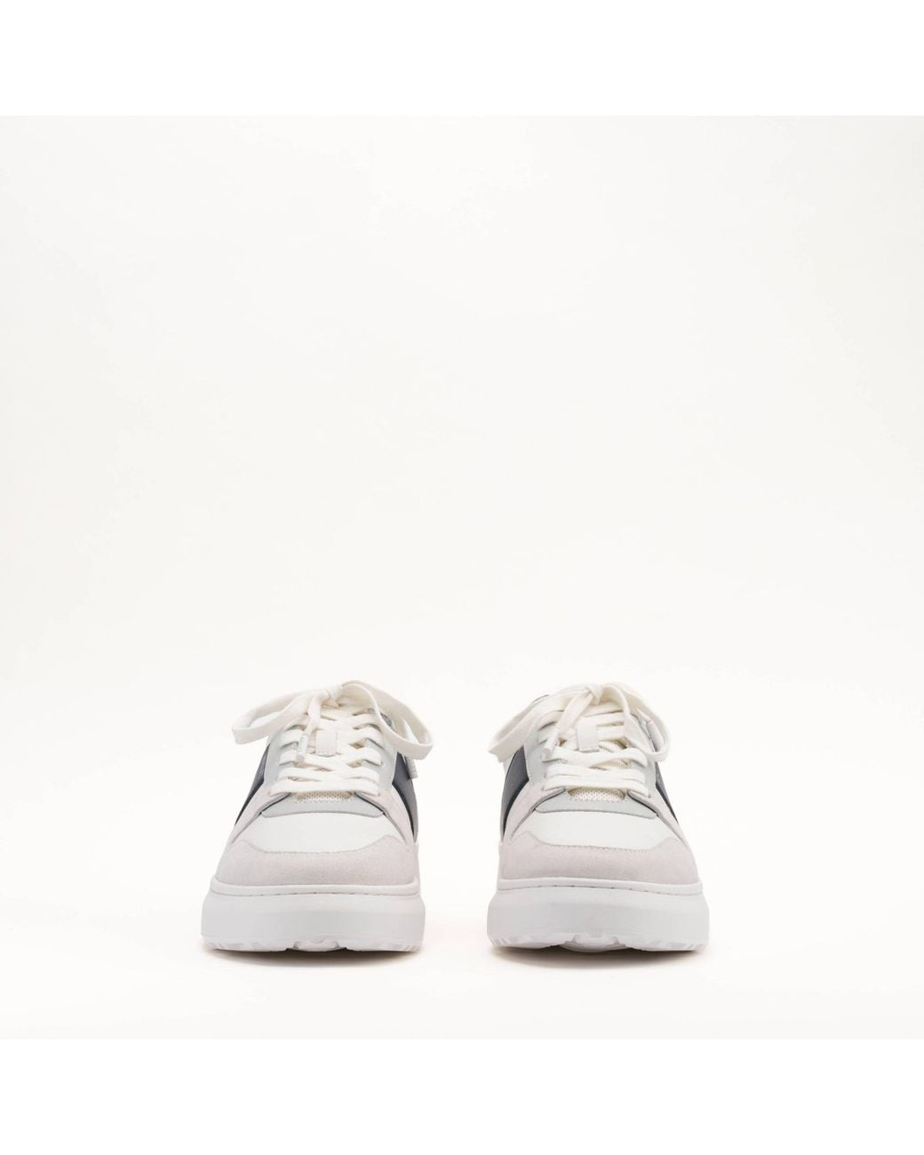 Mallet London White Mallet Hoxton Lite Leather Trainers for men