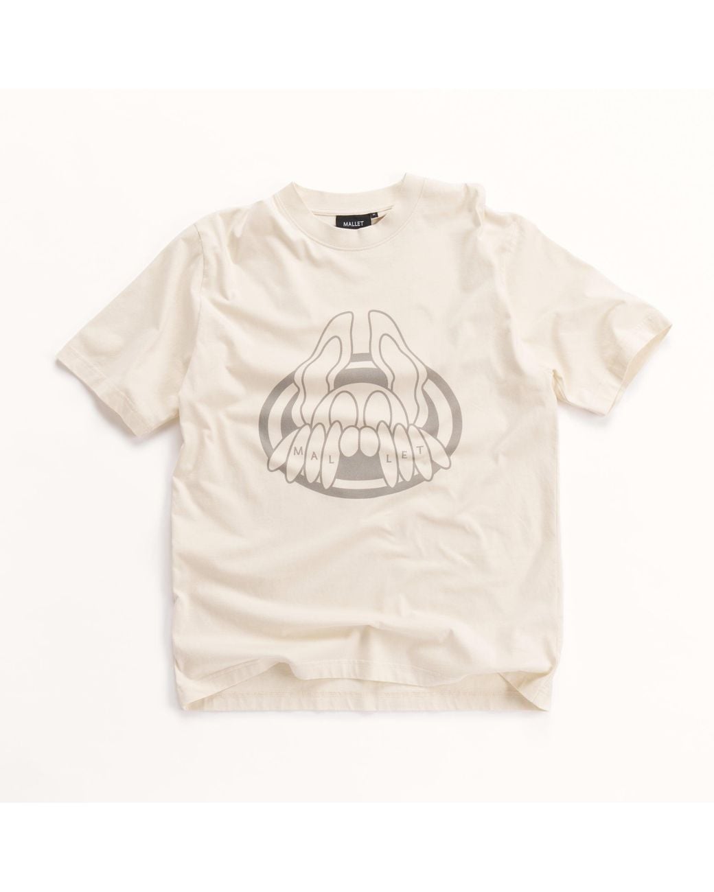 Mallet London Natural Mallet X Detroit Peeper Tee for men