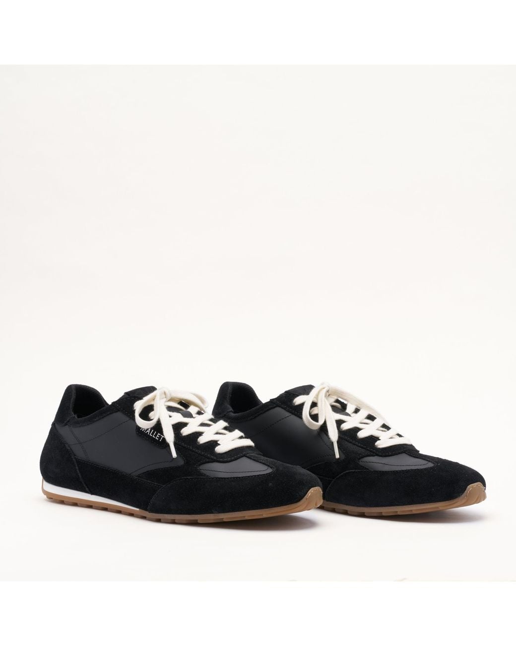 Mallet London Black Mallet Penn Suede Trainers for men