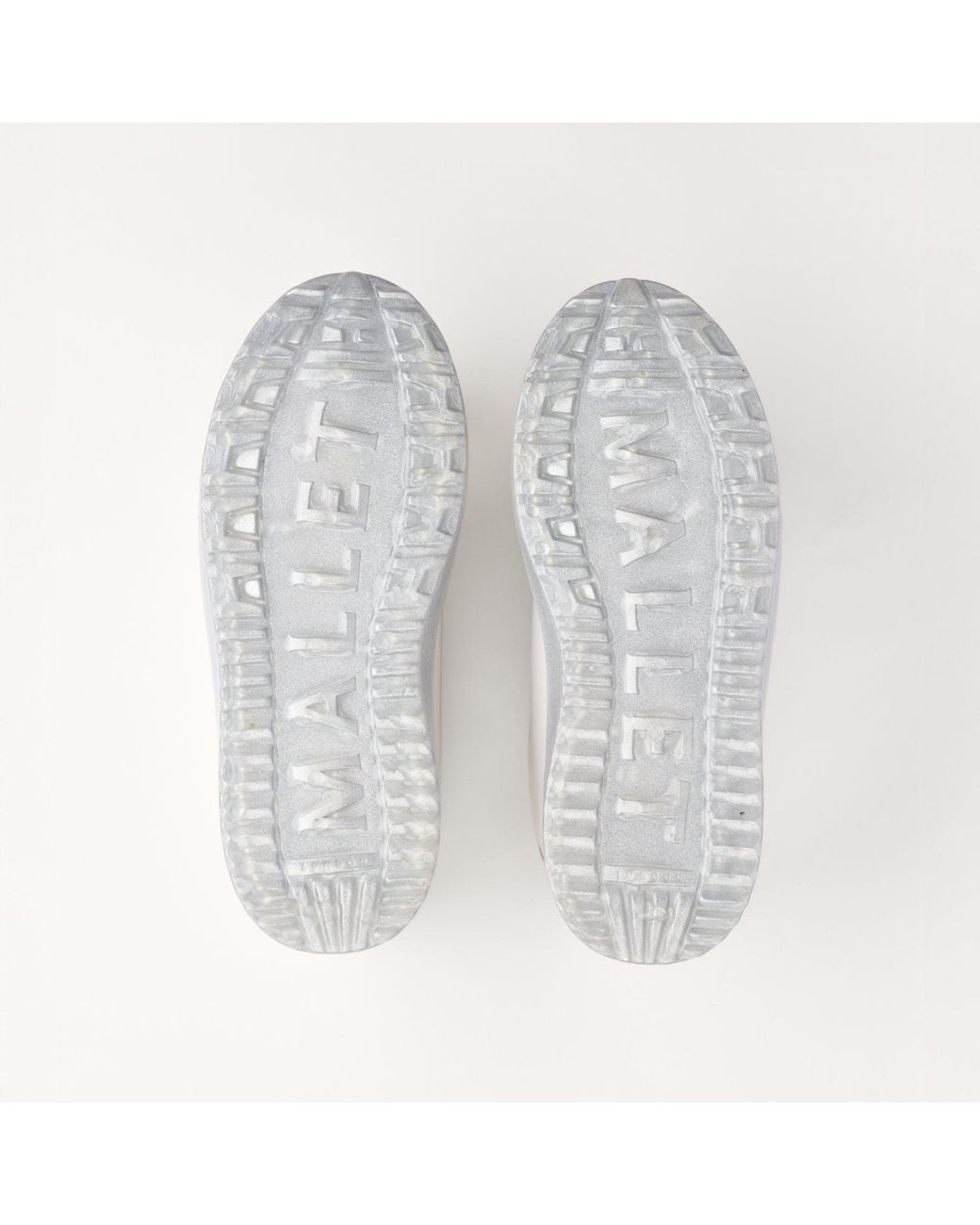Mallet London White Mallet Grftr Lite Dip Leather Trainers