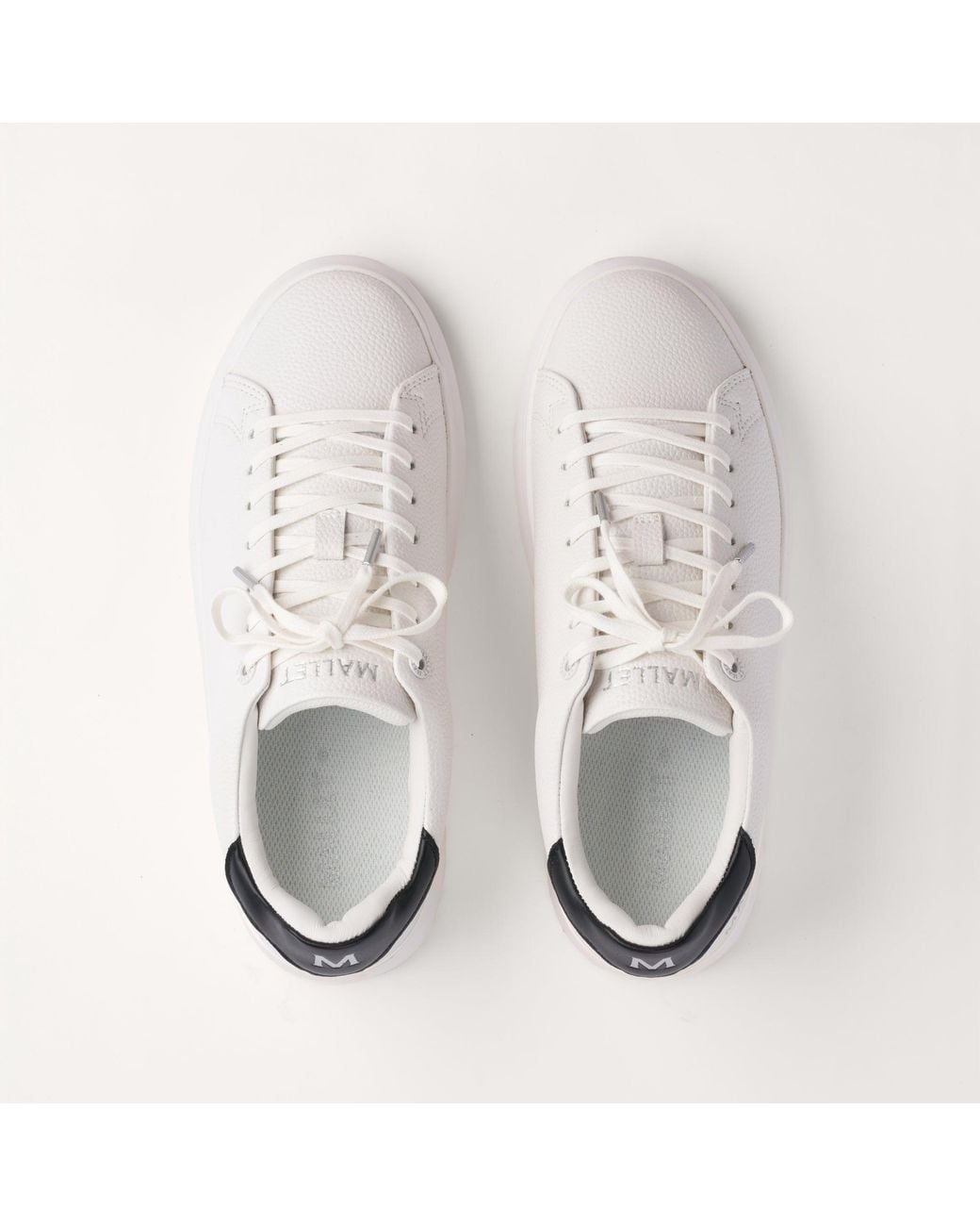 Mallet London White Mallet Grftr Lite And Leather Trainers for men