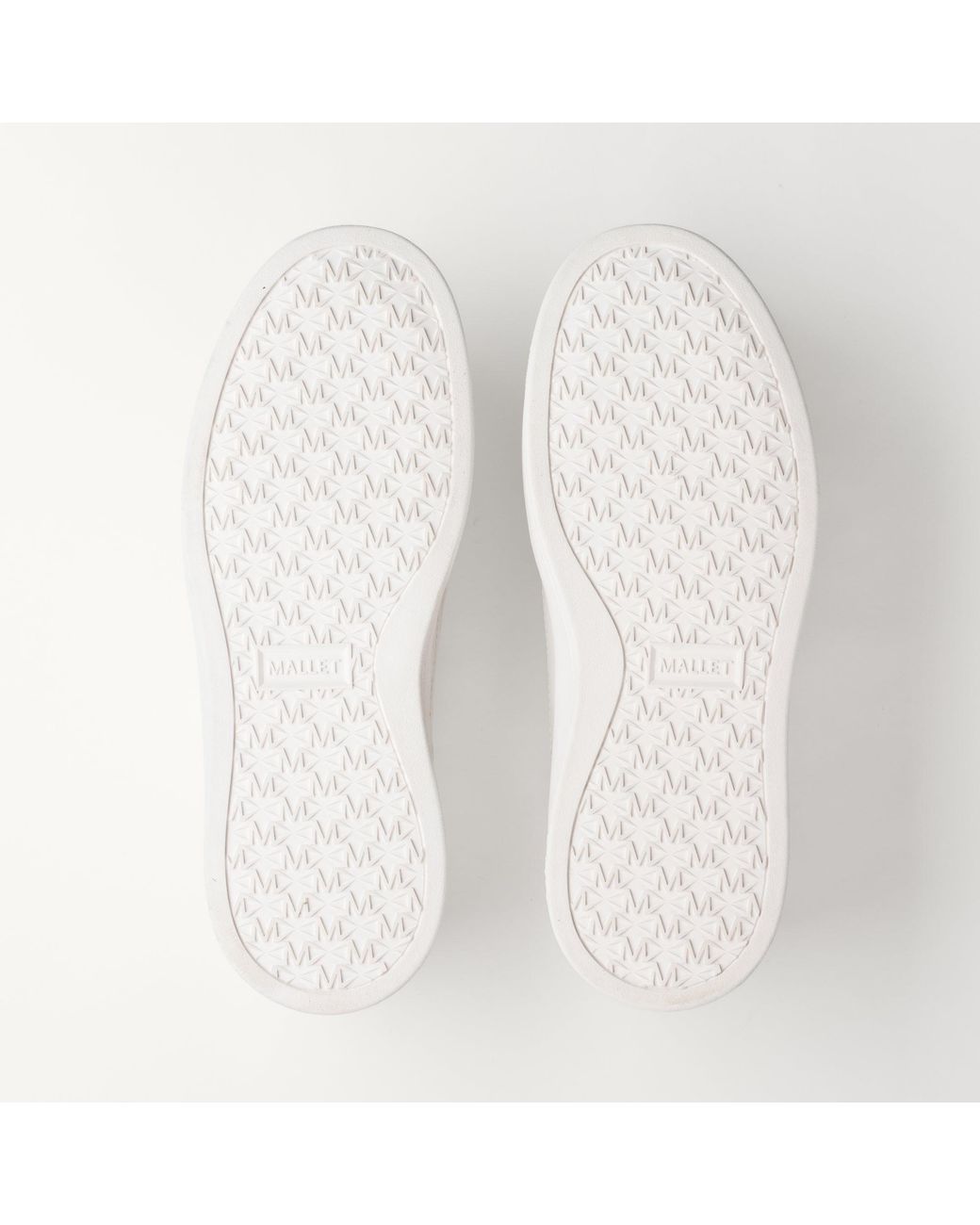 Mallet London White Mallet Lansbury Leather Trainers for men