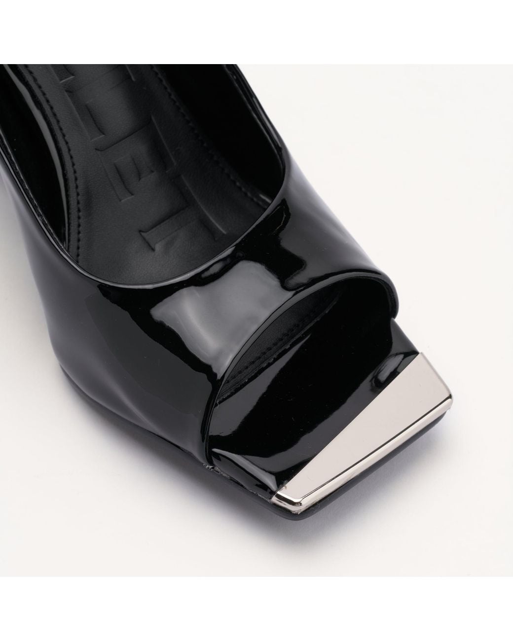 Mallet London Black Mallet Amber Leather Heels