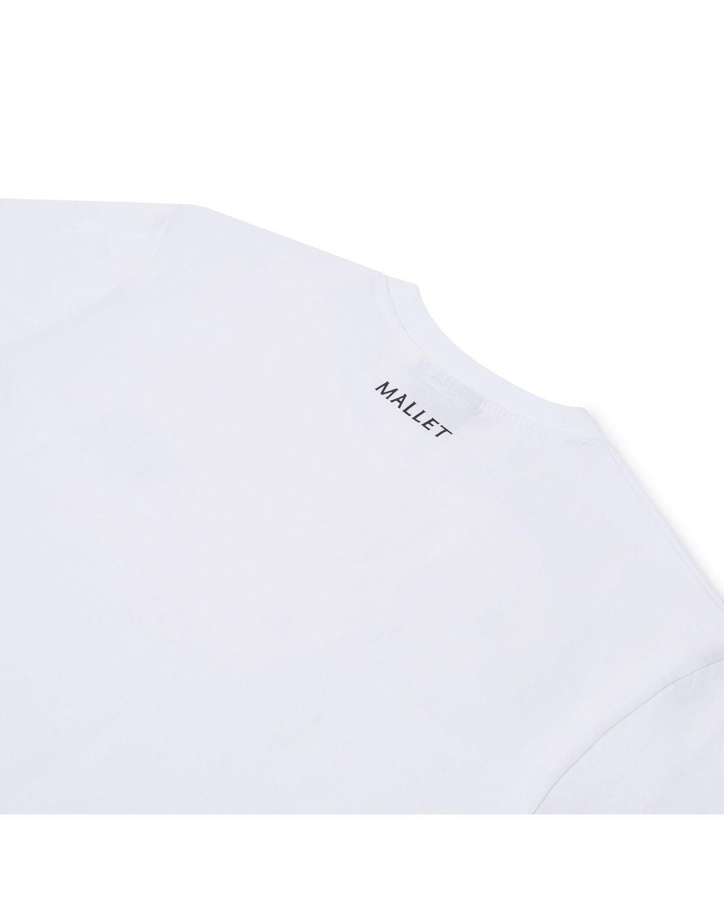 Mallet London White Plaque Tee Organic for men