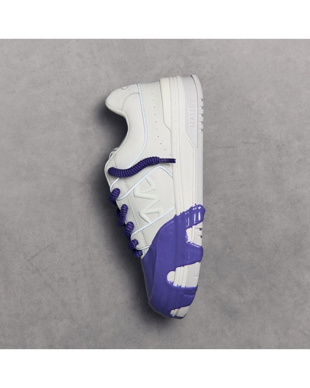 Mallet London Purple Mallet X Detroit Clayton Grape Splat Trainers for men