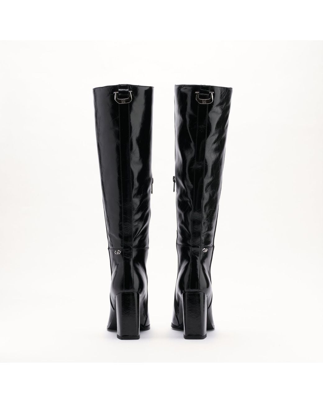 Mallet London Black Mallet Sabelle Leather Knee High Boots